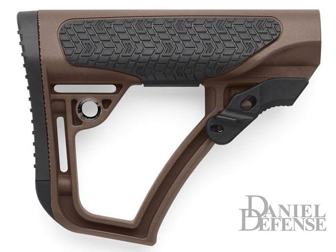 Daniel Defense Collapsible Mil-Spec Buttstock (Color: Mil Spec+ Brown / Concave & Convex Pad Set) - Eminent Paintball And Airsoft