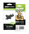 Goat Gun - Mini 4x Scope - Black - Eminent Paintball And Airsoft