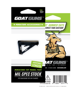 Goat Gun - Milspec Stock - Black - Eminent Paintball And Airsoft