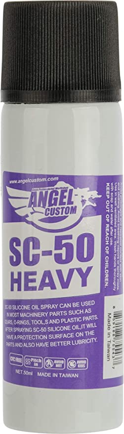 Angel Custom Silicone Oil Spray Airsoft Parts Lubricant 50mL Bottle (W Angel Custom Silicone Oil Spray Airsoft Parts Lubricant 50mL Bottle (W