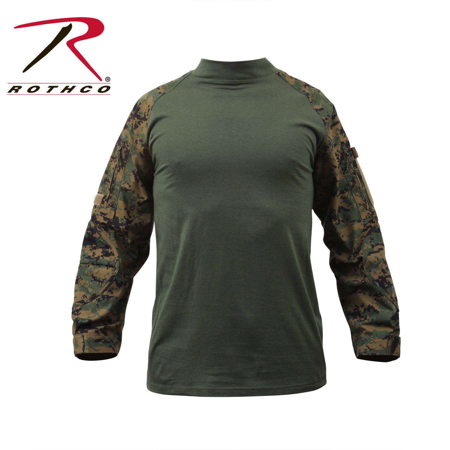 Rothco Military NYCO FR Fire Retardant Combat Shirt - Woodland Digi