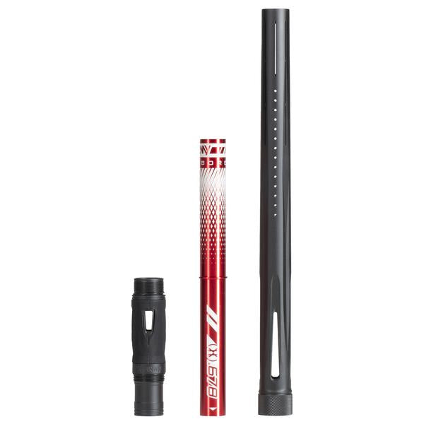 LAZR Barrel Kit - Dust Black - Colored Inserts - Cocker Threads - Eminent Paintball And Airsoft