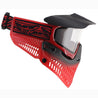JT Spectra ProFlex Mask LE  Ice Series Red w/ Clear Lens - Eminent Paintball And Airsoft