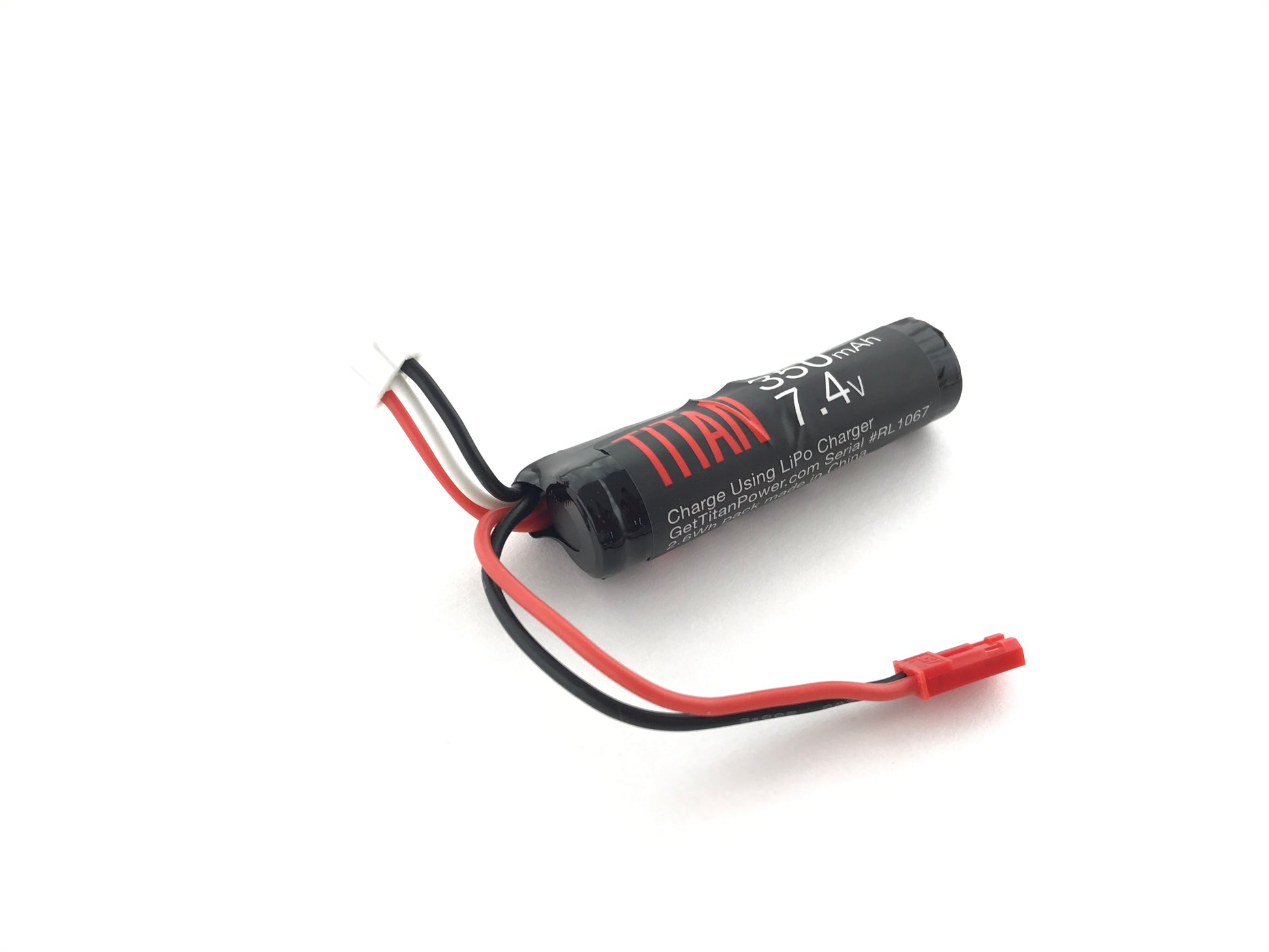 Titan Power 7.4v 350mAh Fusion Engine Controller Li-Ion Airsoft Battery