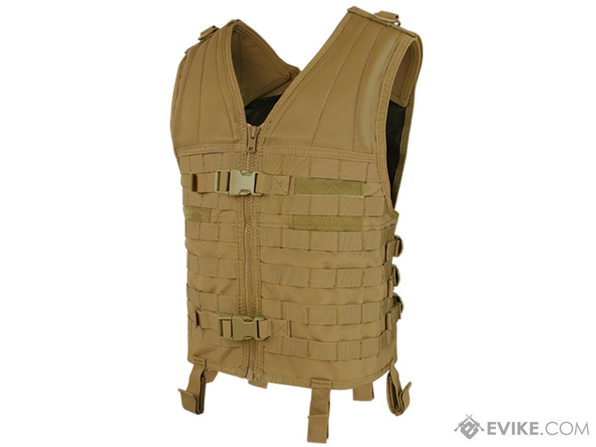 Condor Modular PALS / MOLLE Vest (Color: Coyote Brown / Vest Only) - Eminent Paintball And Airsoft