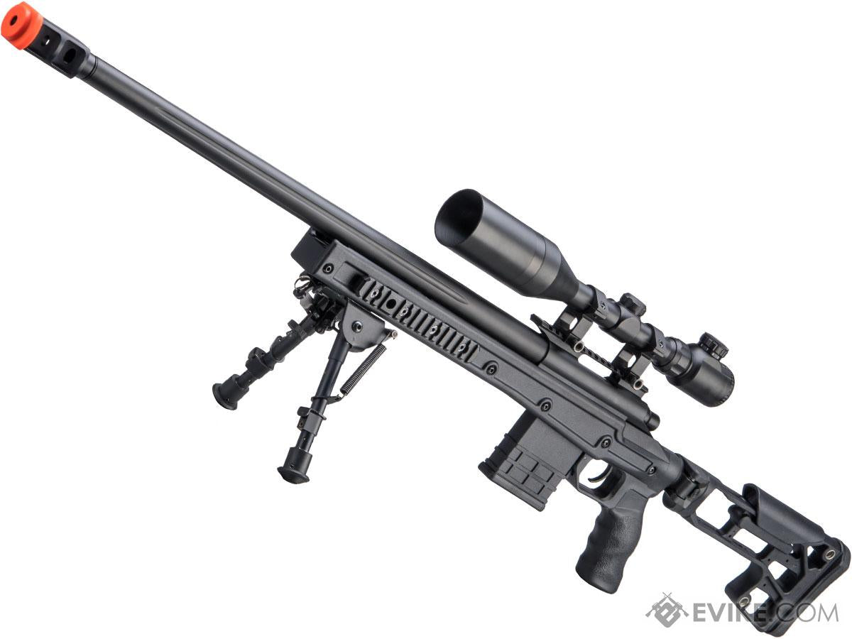 Well MB4411D With Scope And Bipod Airsoft Sniper Black