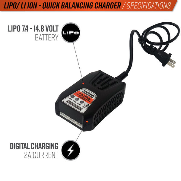 LiHV Quick Balancing Smart Charger - Eminent Paintball And Airsoft