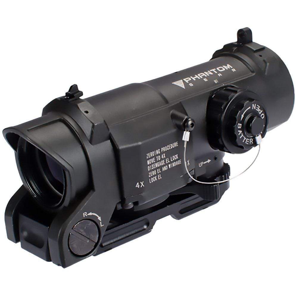 black owl gear micro red dot Black Owl Gear Advanced 1-4X Illuminated Reticle Rifle Scope