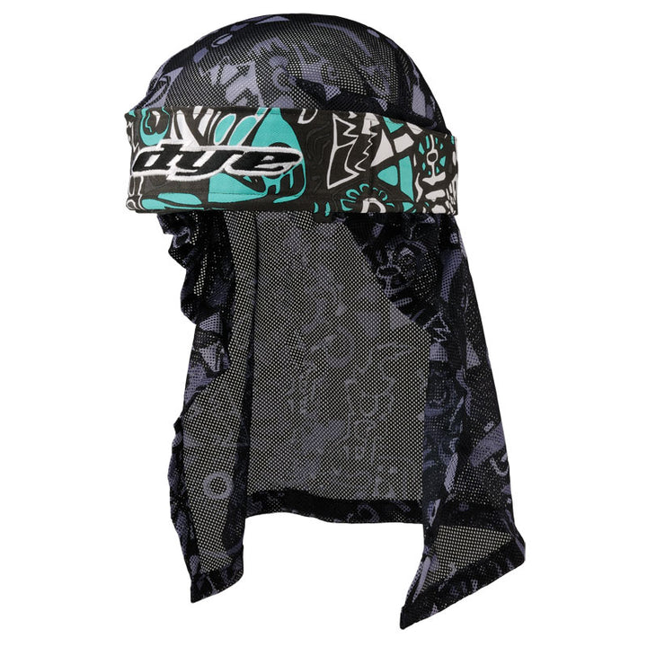 DYE HEAD WRAP - ESKIMO - TEAL/GRY/BLK - Eminent Paintball And Airsoft