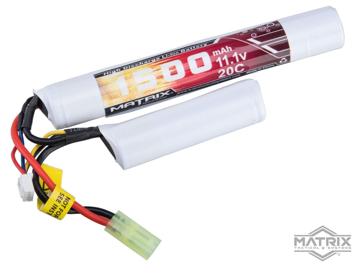 Matrix 11.1V 20C 1500mAh Li-Poly Battery - Butterfly Type - Eminent Paintball And Airsoft