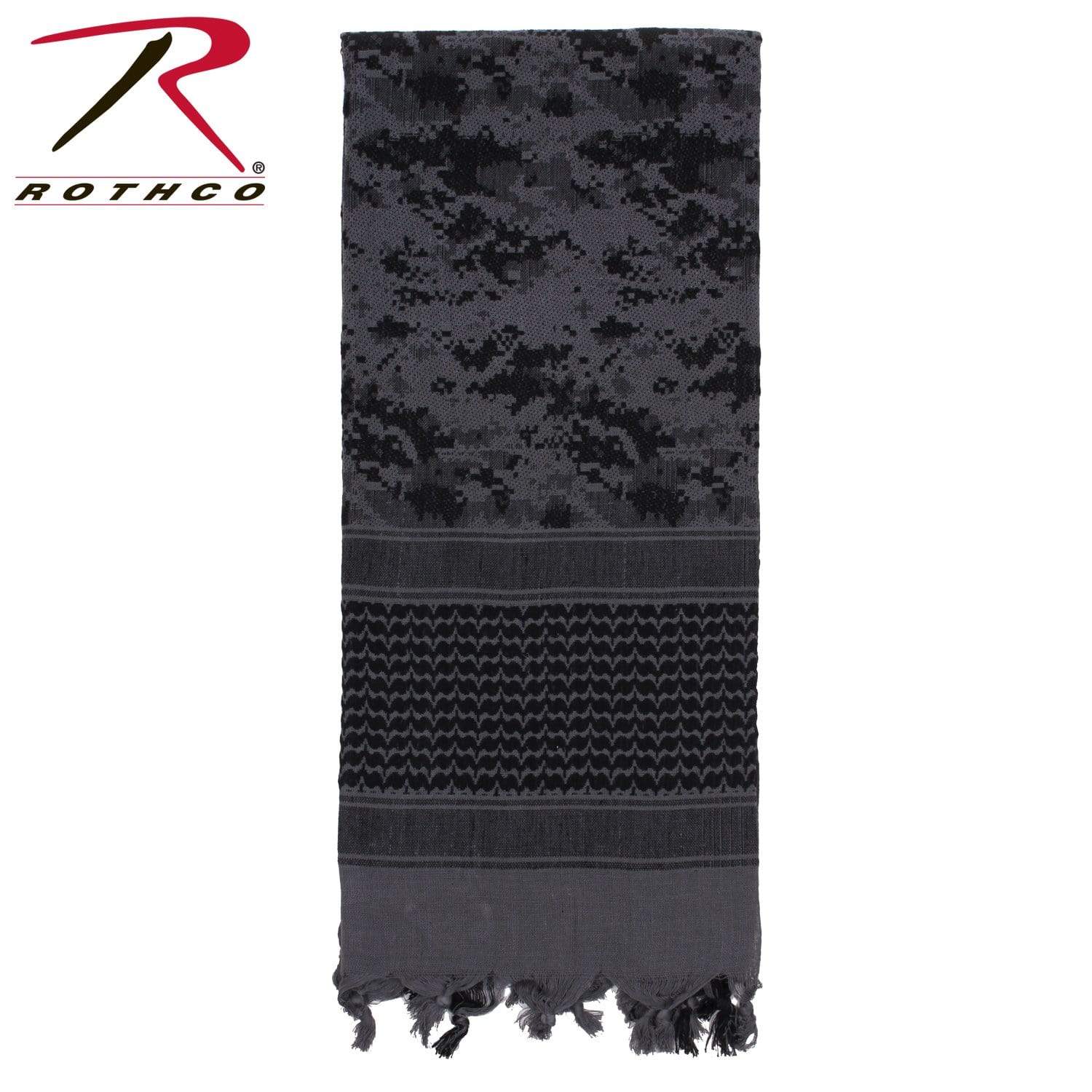 Rothco Digital Camo Shemagh Tactical Desert Keffiyeh Scarf - Subdued Urban Digital - Eminent Paintball And Airsoft