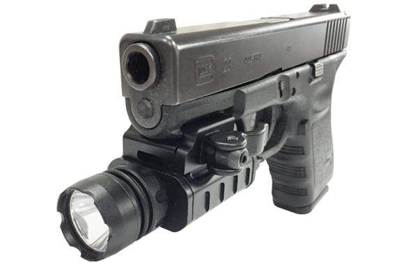 UTG Compact LED Weapon Light, 400 Lumen, QD Lever Lock - Eminent Paintball And Airsoft