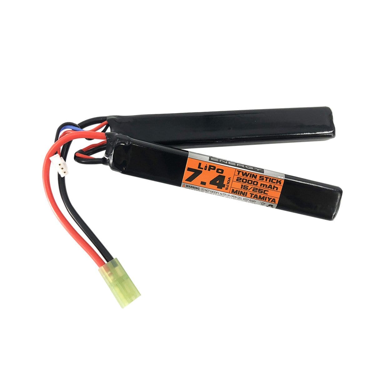 Valken LiPo Battery - 7.4v 2000mAh 15/25c Twin Stick / Tamiya - Eminent Paintball And Airsoft