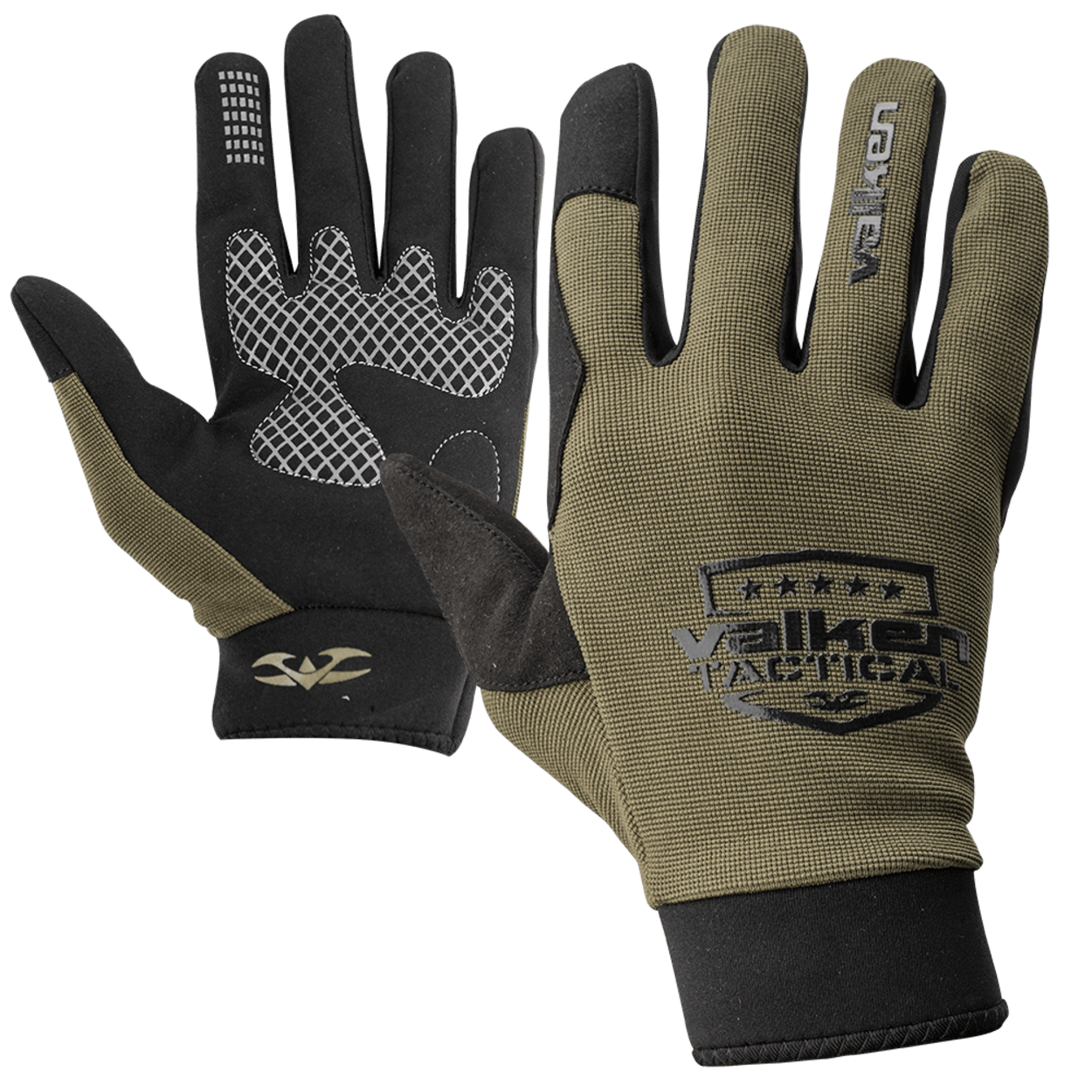 Valken Sierra II Gloves - Olive - Eminent Paintball And Airsoft
