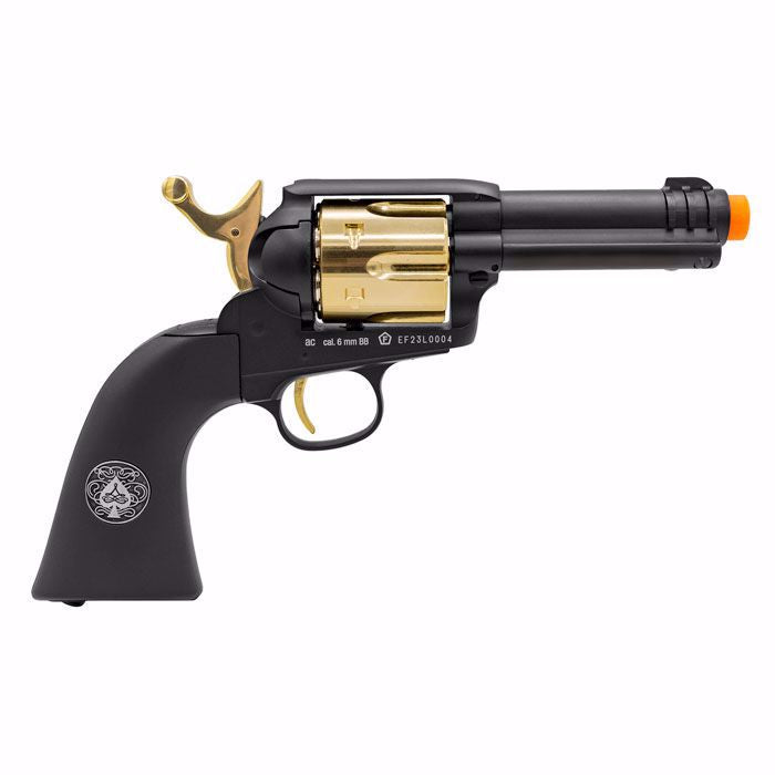 Legends Gambler High Stakes Black Gold Airsoft Revolver