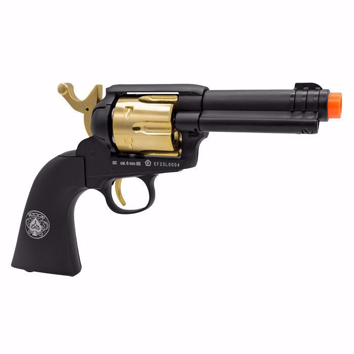 Legends Gambler High Stakes Black Gold Airsoft Revolver