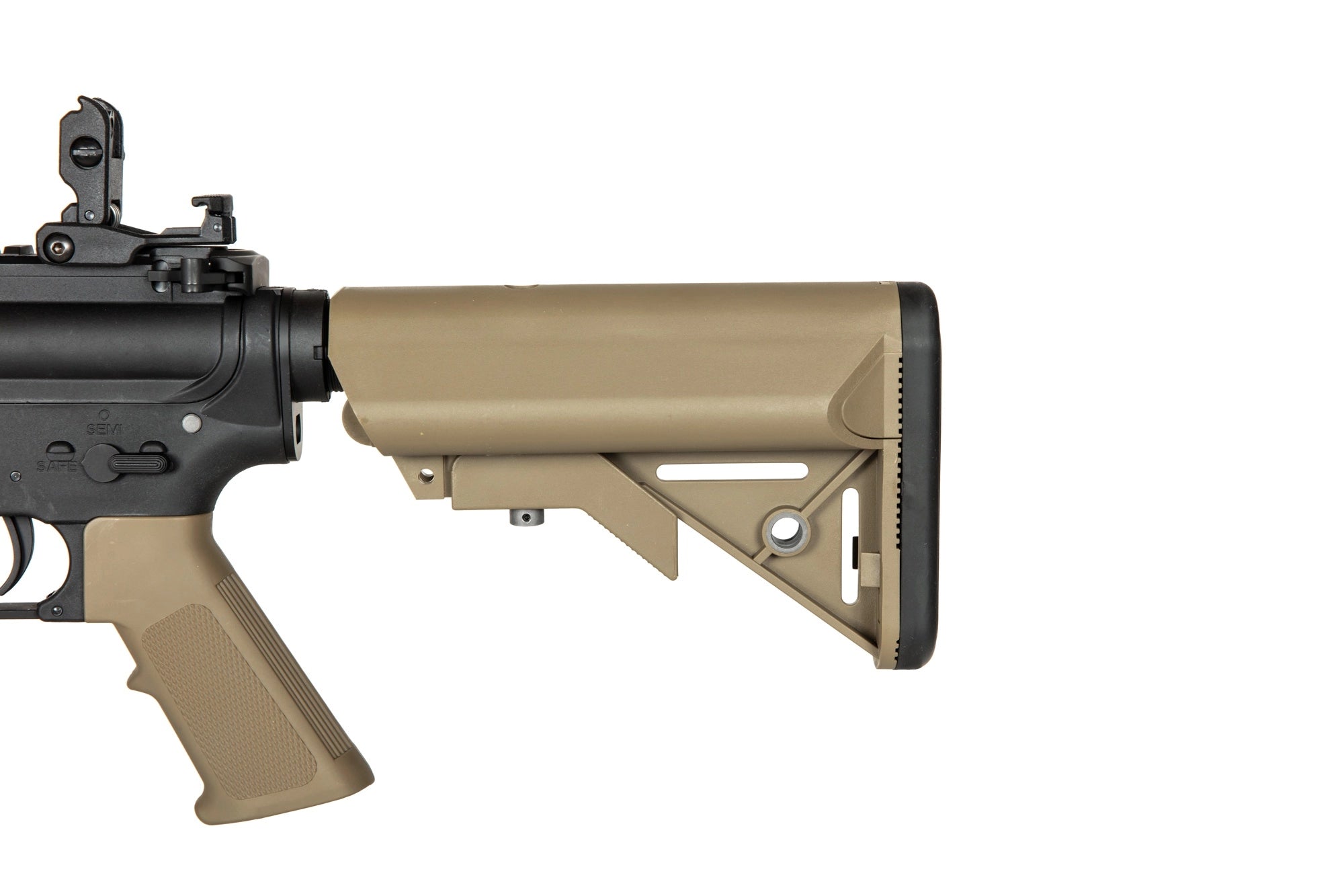 Specna Arms SA-F01 FLEX GATE X-ASR - Black/Tan - Eminent Paintball And Airsoft