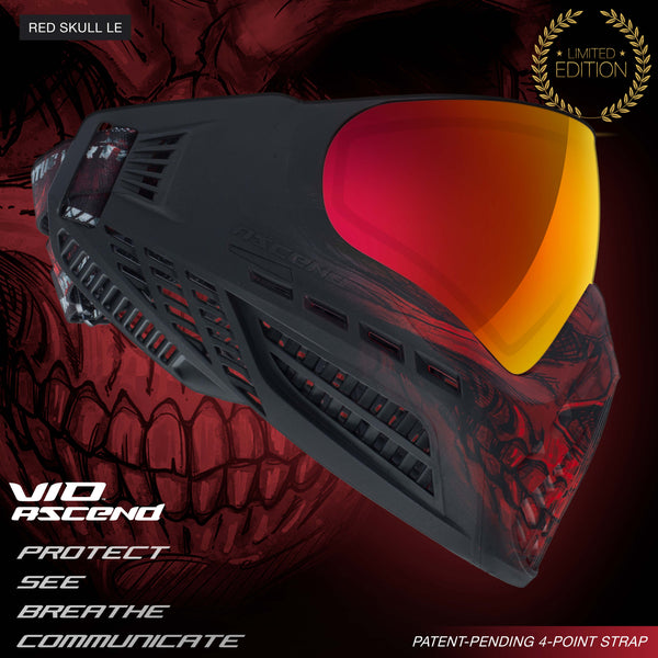 Virtue VIO Ascend Goggle - Red Skull LE