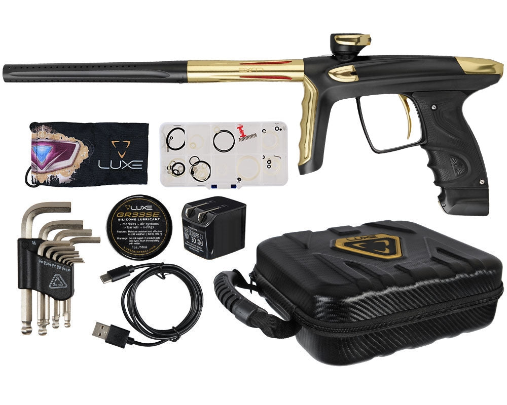 DLX Luxe TM40 - Polished Black/ Gold - Eminent Paintball And Airsoft