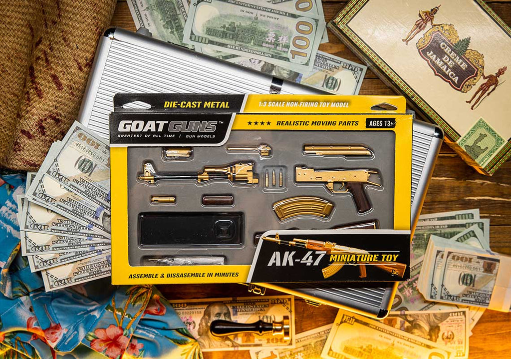 Goat Gun - AK47 Model - Gold - Eminent Paintball And Airsoft