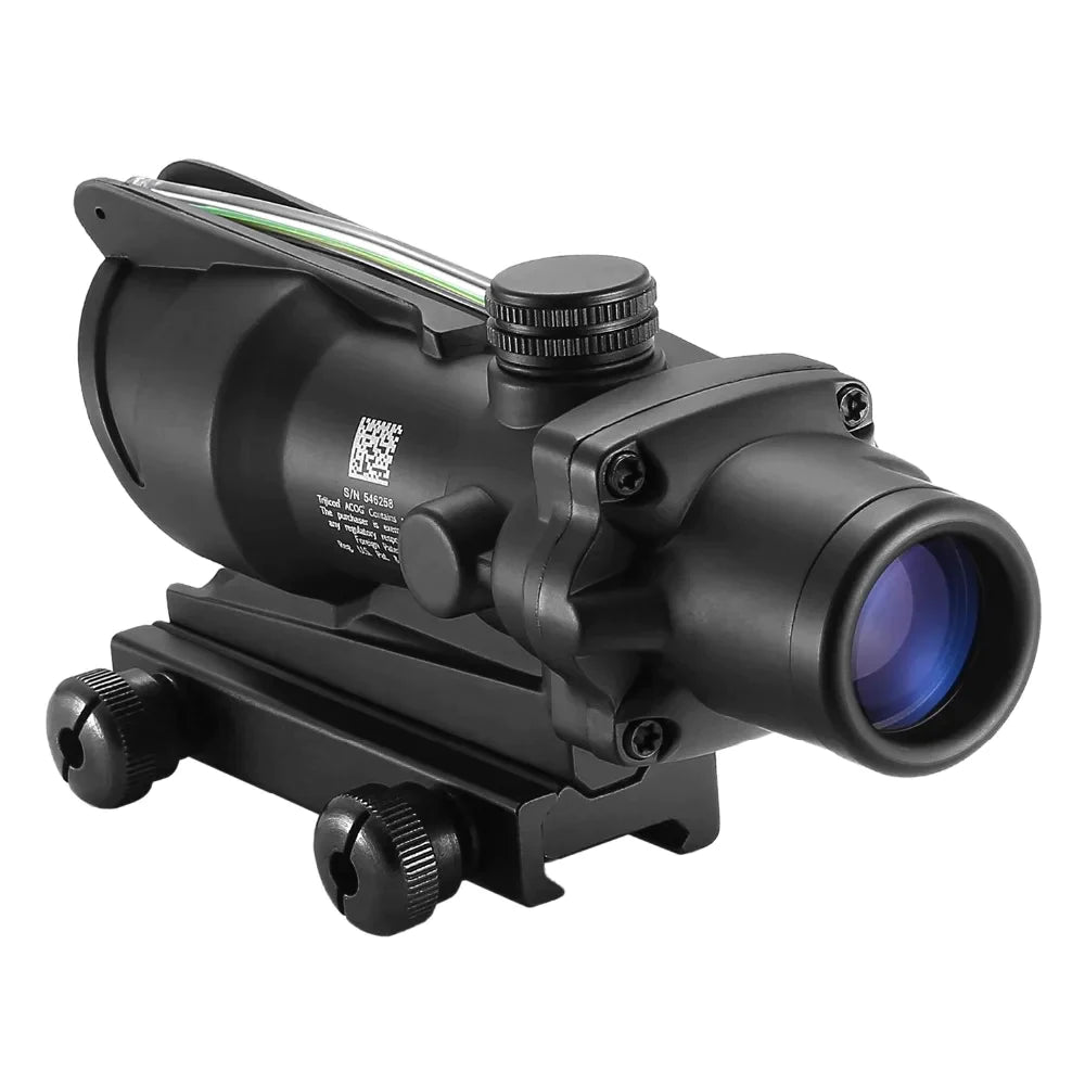 Acog 4X32 Fiber Sights Optics Tactical Sights - Green - Eminent Paintball And Airsoft