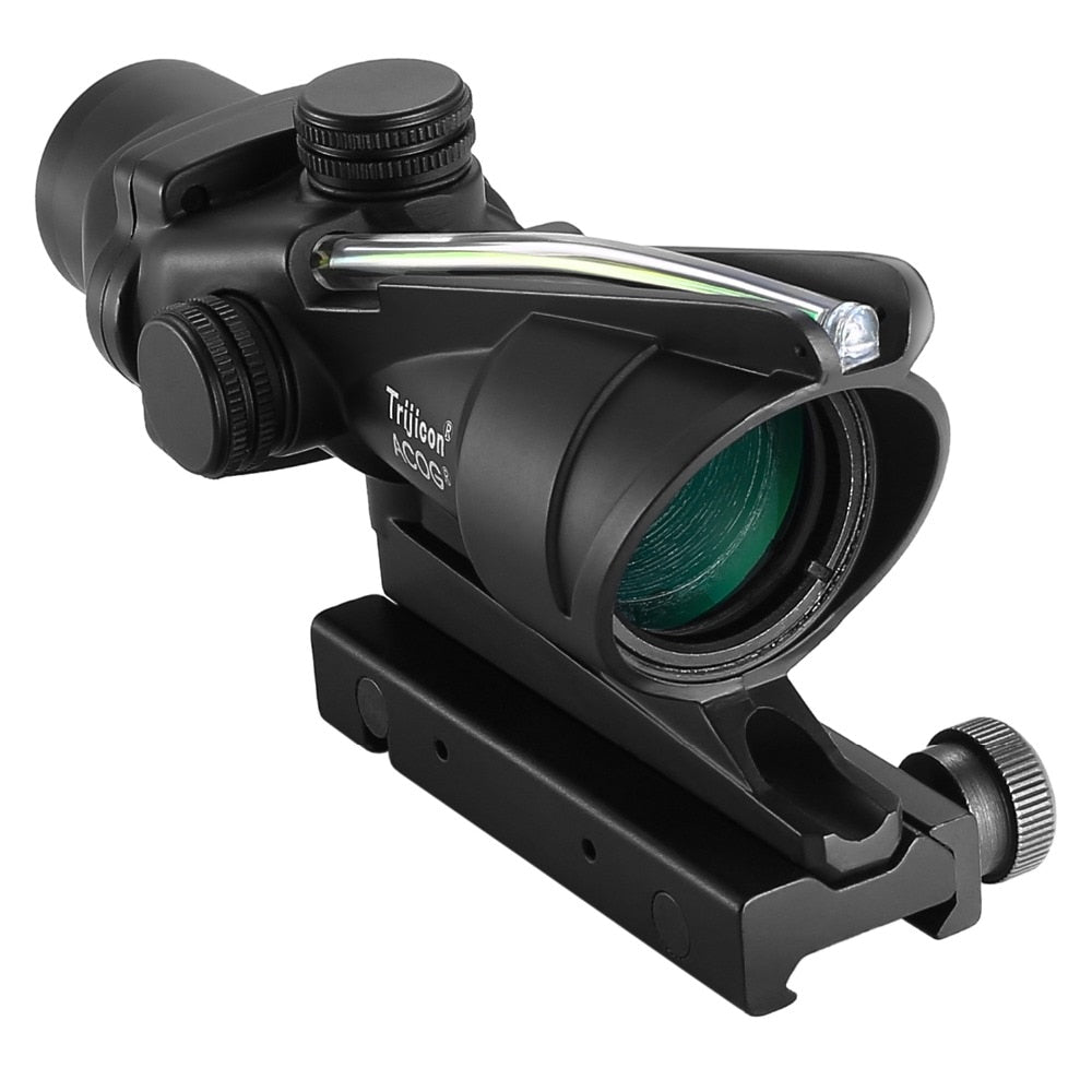 Acog 4X32 Fiber Sights Optics Tactical Sights - Black - Eminent Paintball And Airsoft