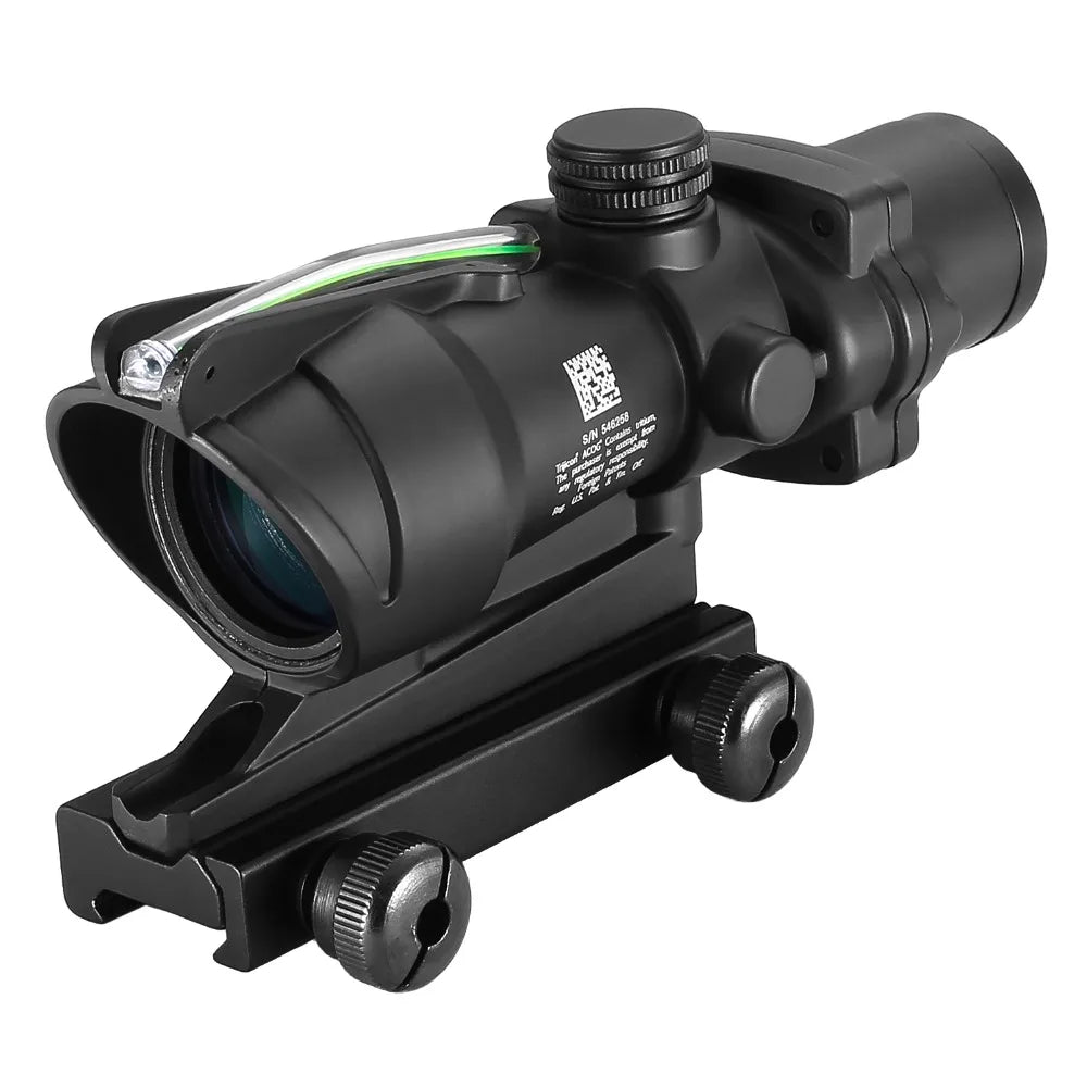 Acog 4X32 Fiber Sights Optics Tactical Sights - Green - A - Eminent Paintball And Airsoft