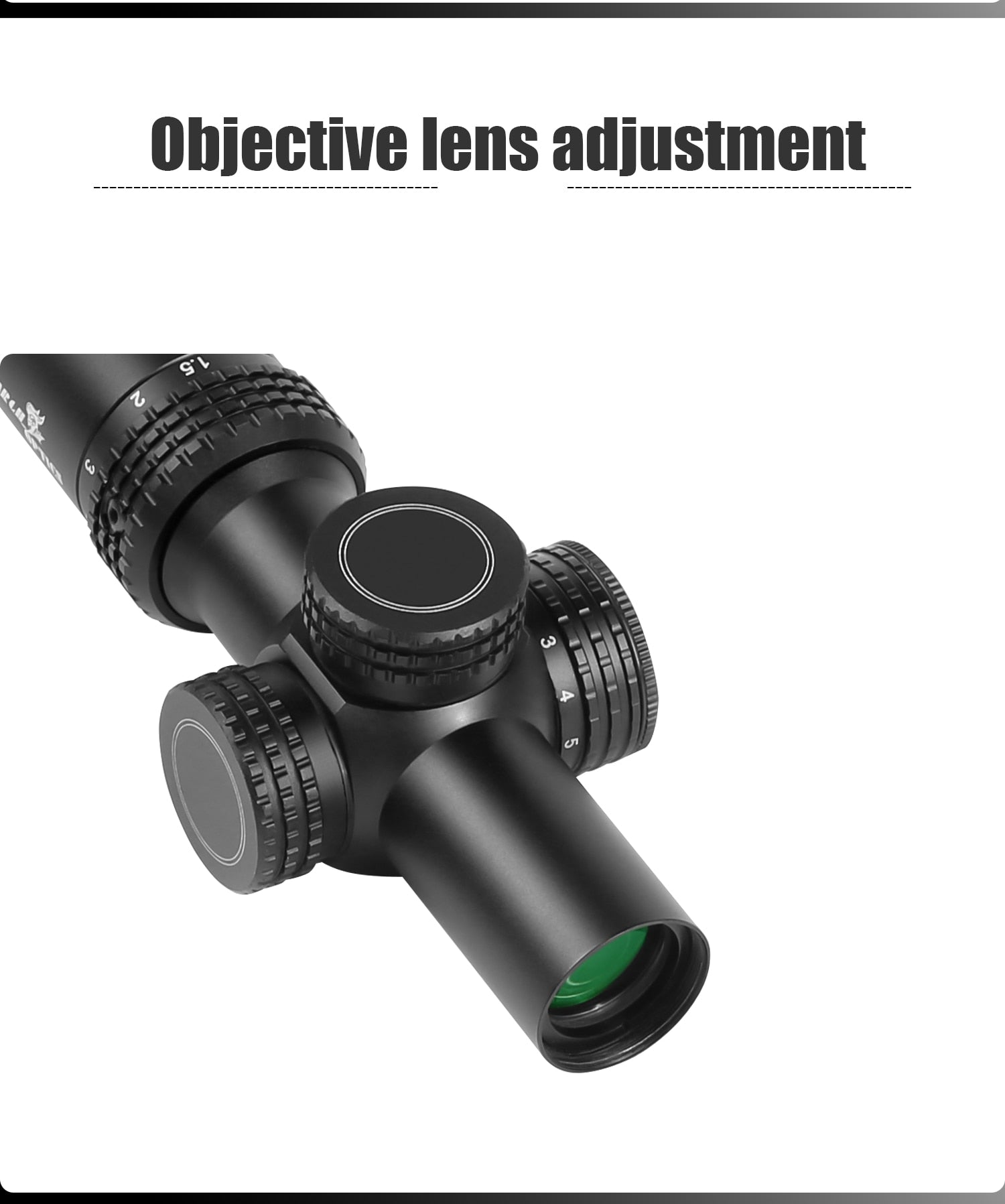 Eminent 1.5-5.5x20IR Sight Green Red Illuminated Tactical Optic Rifle Scope - Eminent Paintball And Airsoft