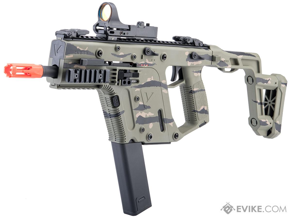 EMG Custom Cerakote Krytac Licensed KRISS Vector Airsoft AEG (Color: Tiger Stripe) (Open Box - Eminent Paintball And Airsoft