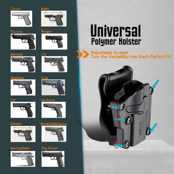 Cytac Universal Low Ride Holster - BLK - Eminent Paintball And Airsoft