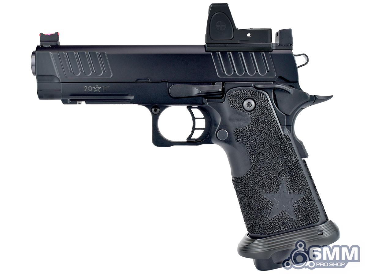 6mmProShop Staccato Licensed P 2011 Gas Blowback T8 Airsoft Pistol (Model: Green Gas / Gun Only)