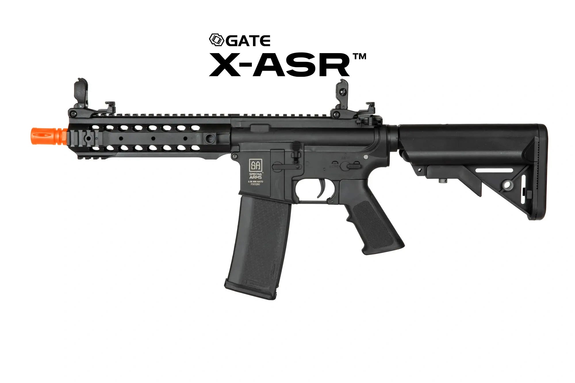 Specna Arms SA-F01 FLEX GATE X-ASR ASG Carbine - Black - Eminent Paintball And Airsoft