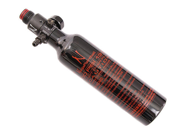 Ninja Aluminum Flat Bottom Air Tank w/ Ultralite Regulator - 13/3000 - Eminent Paintball And Airsoft