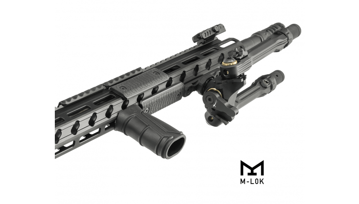 UTG Compact Foregrip, M-LOK, Polymer, Matte Black - Eminent Paintball And Airsoft