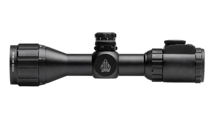 UTG Bug Buster 3-9X32 1" Scope, AO, 36-Color MIL-DOT, Rings - Eminent Paintball And Airsoft