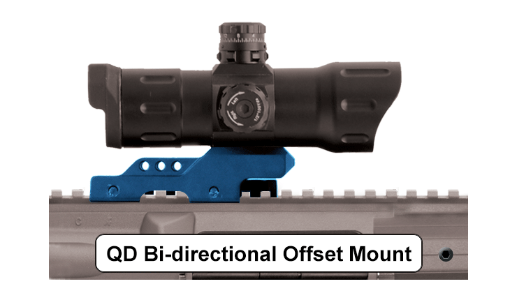 Green CQB T-Dot Sight With Offset QD Mount - Eminent Paintball And Airsoft