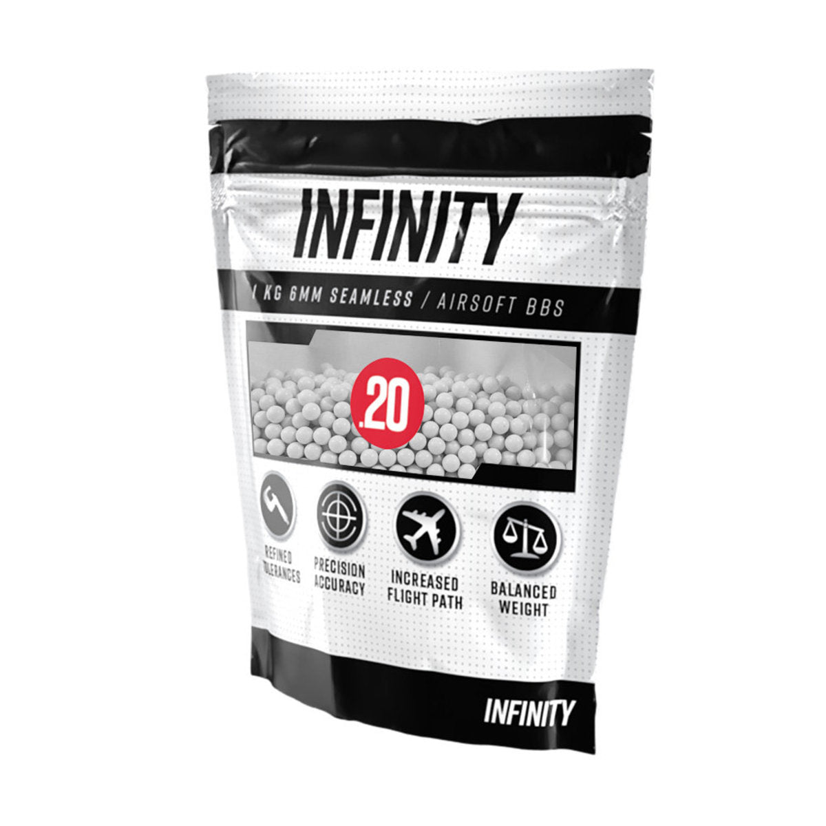 VALKEN INFINITY AIRSOFT BB- .20G 5000 RDS - Eminent Paintball And Airsoft