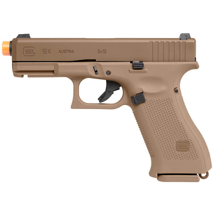 UMAREX GLOCK G19X GEN 5 GBB 6MM - COYOTE - Eminent Paintball And Airsoft