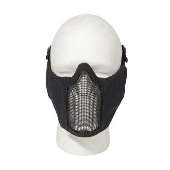 Rothco Steel Half Face Mask With Ear Guard - Eminent Paintball And Airsoft