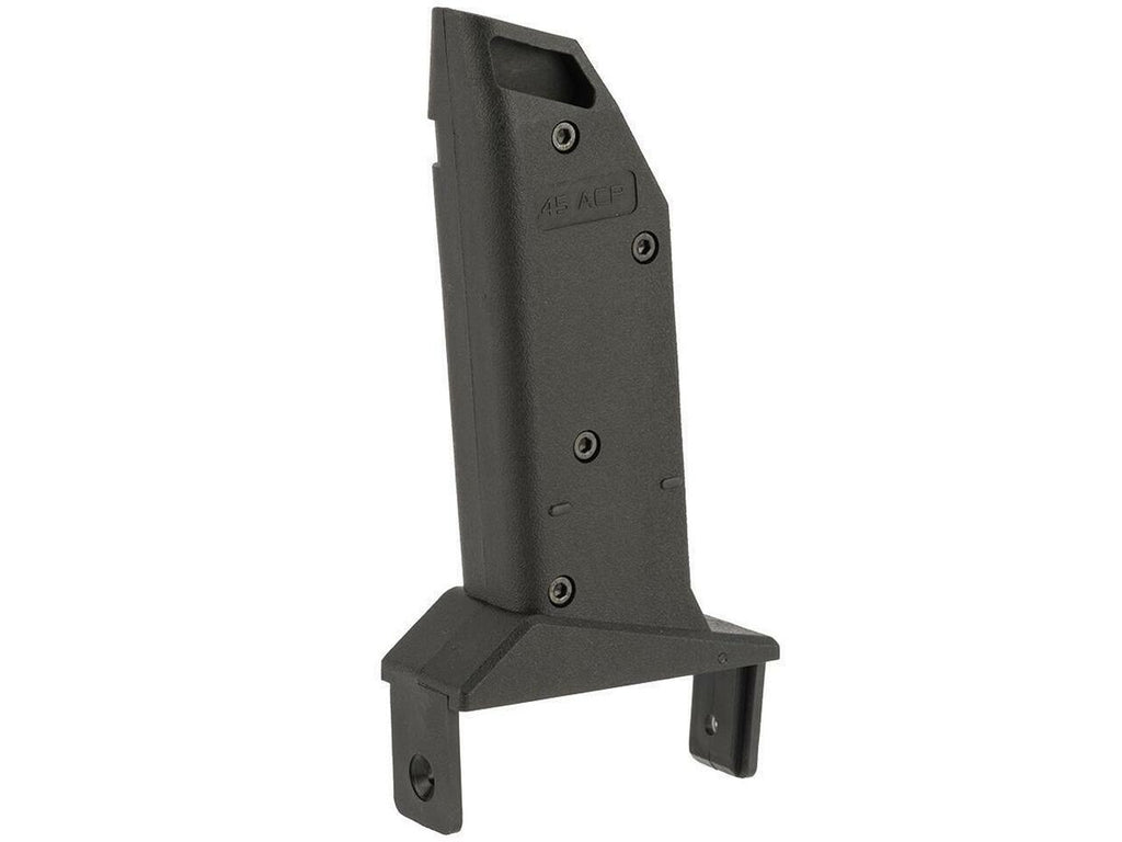 Angel Custom Magazine Adapter for Firestorm / Thunderstorm Airsoft AEG Drum Magazines - (Krytac KRISS Vector / Black) - Eminent Paintball And Airsoft