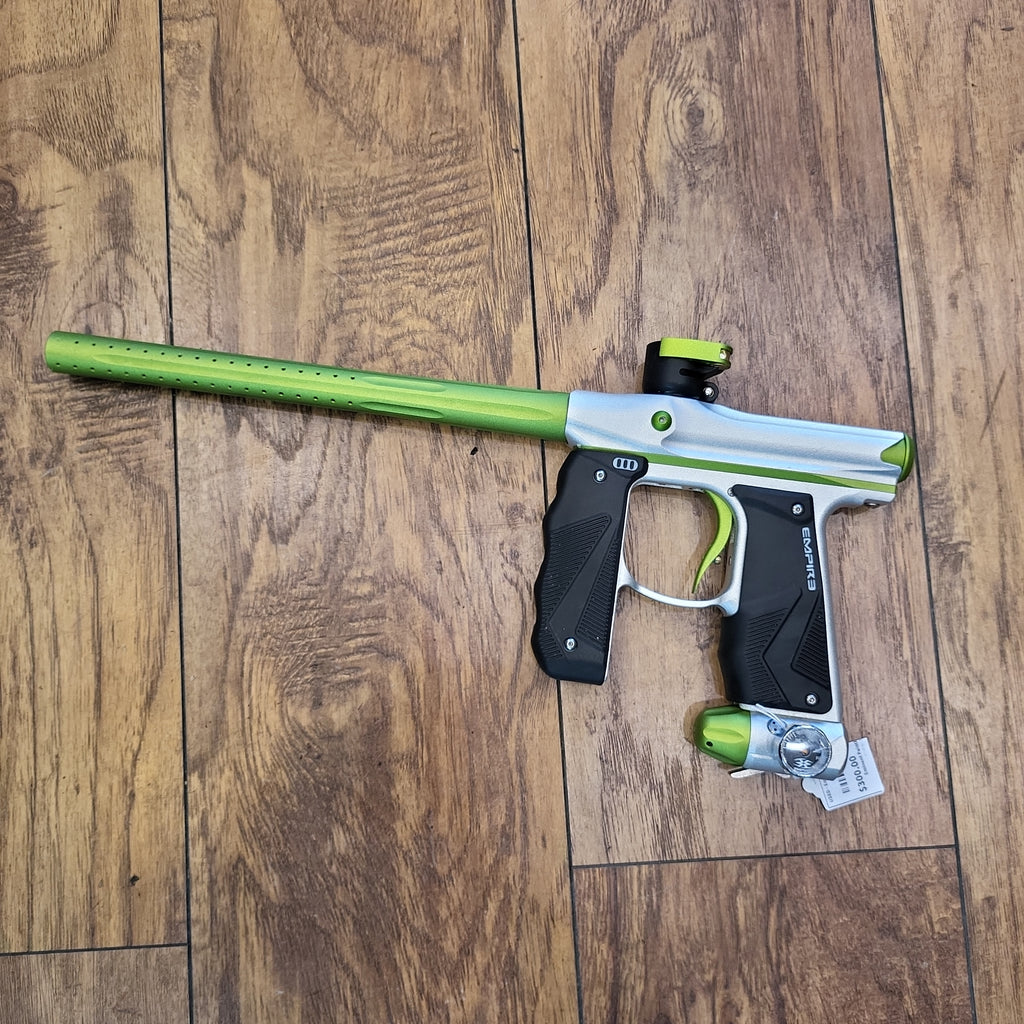 USED - Empire Mini GS - Silver/Lime - Eminent Paintball And Airsoft