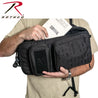 Rothco Tactical Single Sling Pack With Laser Cut MOLLE - Black - Eminent Paintball And Airsoft