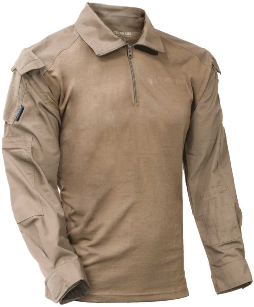 Tippmann Tactical TDU Shirt - Tan - Eminent Paintball And Airsoft