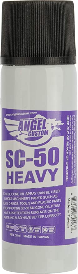 Angel Custom Silicone Oil Spray Airsoft Parts Lubricant 50mL Bottle (Weight: Heavy) - Eminent Paintball And Airsoft