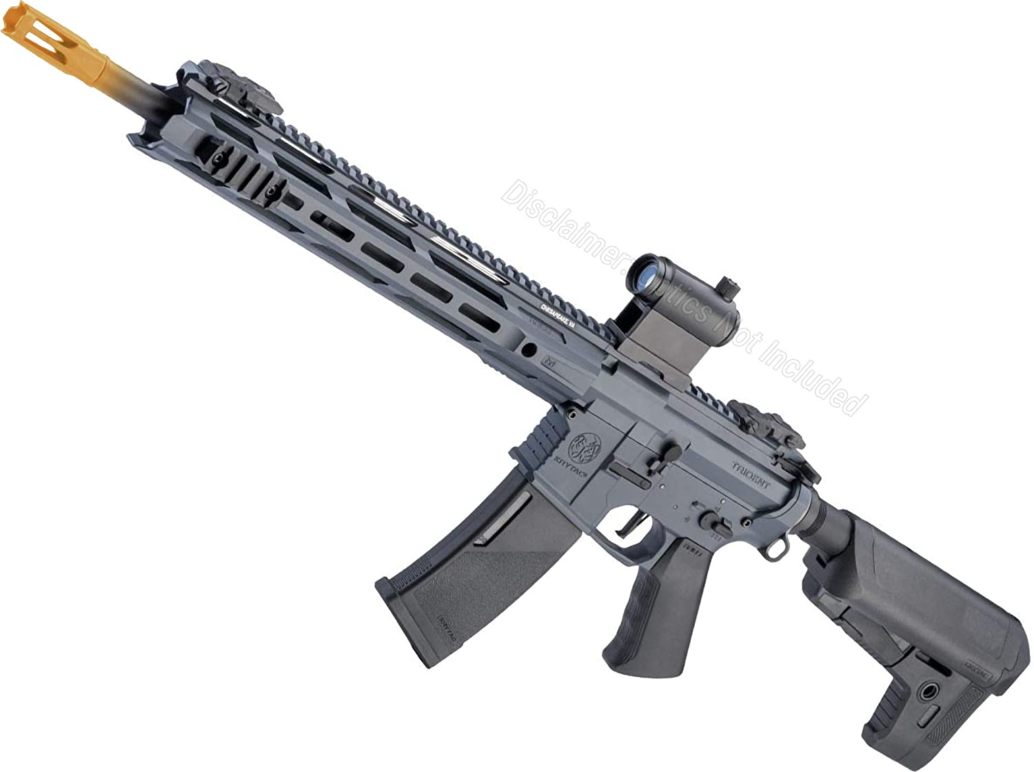 Krytac Full Metal Trident MKII SPR Airsoft AEG Rifle (Color: Combat Grey) - Eminent Paintball And Airsoft