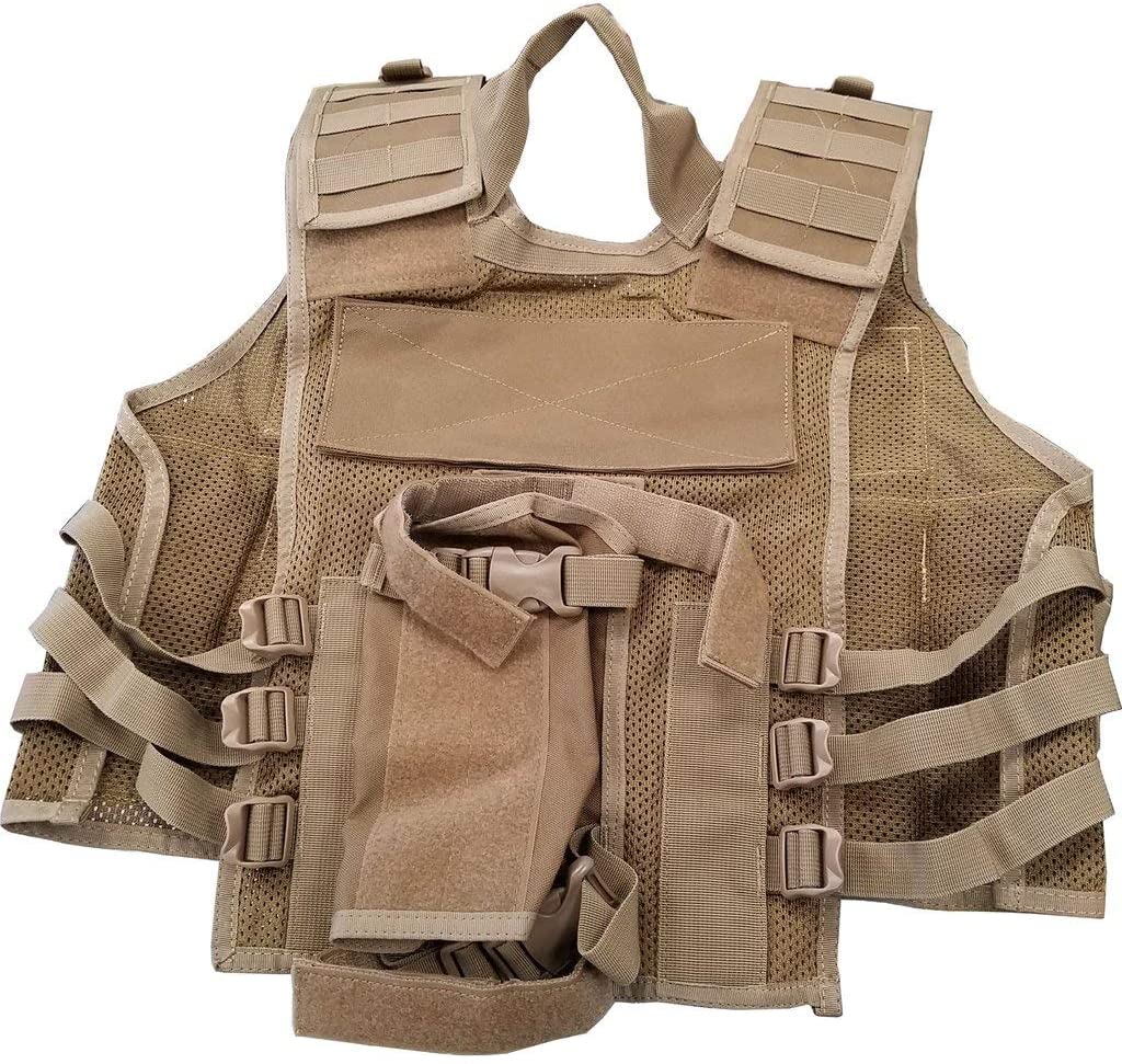 Tippmann Tactical Airsoft Vest - Coyote - Eminent Paintball And Airsoft