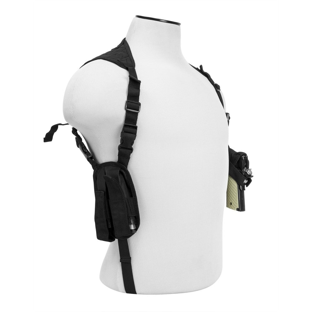 Universal Tactical Shoulder Holster with Dual Magazine Pouch - Eminent Paintball And Airsoft