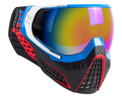 KLR Goggle RLGN (Blue/Red/White-Fusion Lens) - Eminent Paintball And Airsoft