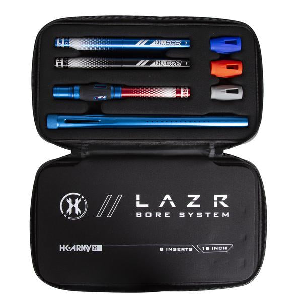 LAZR Barrel Kit - Dust Blue - Colored Inserts - Cocker Threads - Eminent Paintball And Airsoft