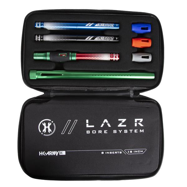 LAZR Barrel Kit - Dust Green - Colored Inserts - Cocker Threads - Eminent Paintball And Airsoft